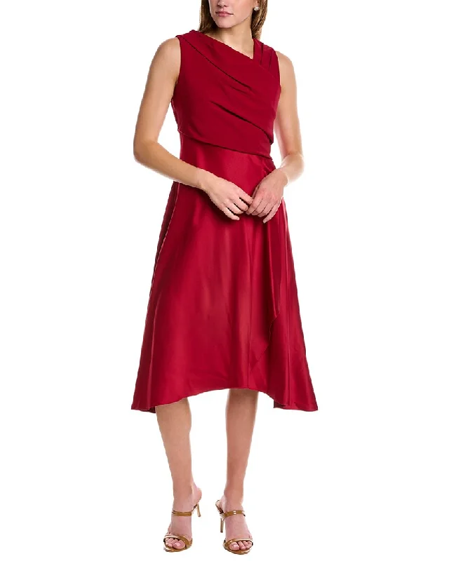 Adrianna Papell Asymmetrical A-Line Dress