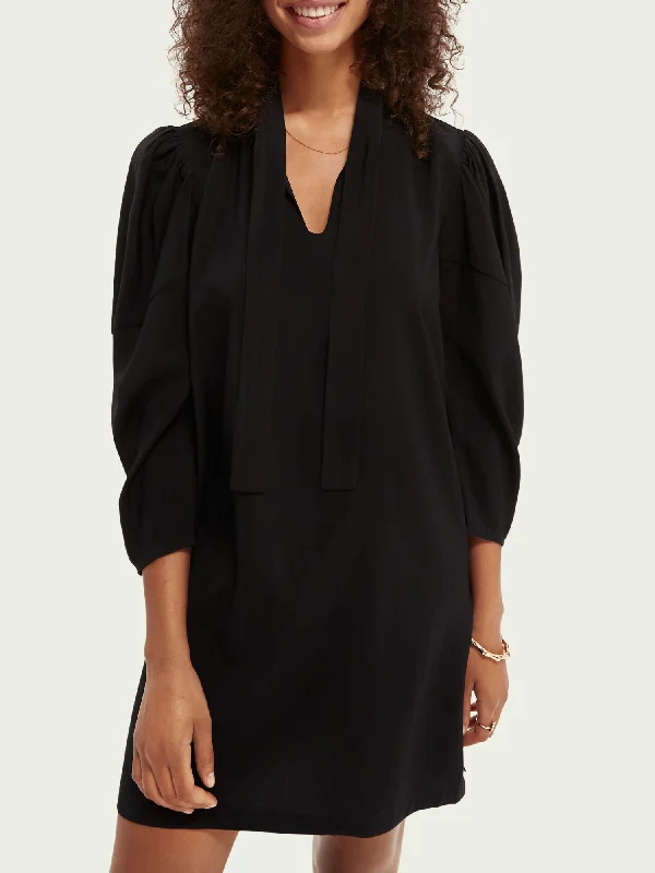 Scotch & Soda Balloon-sleeved Dress