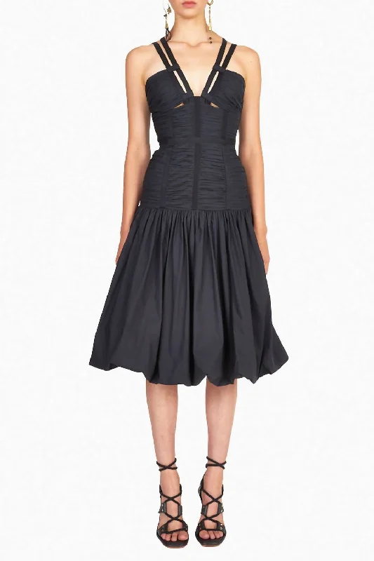 Kaia Dress in Noir