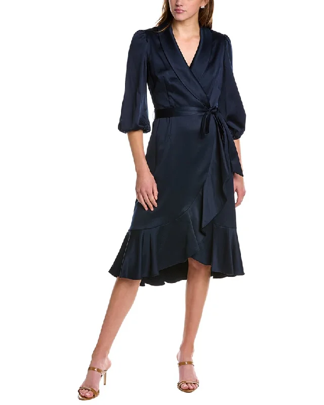 Adrianna Papell Faux Wrap Blazer Dress