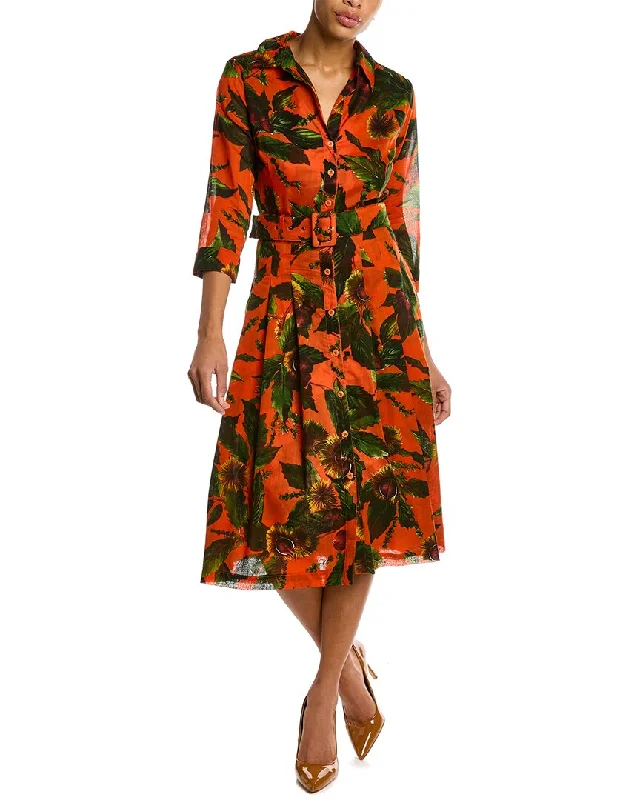 Samantha Sung Audrey Contrast Shirtdress