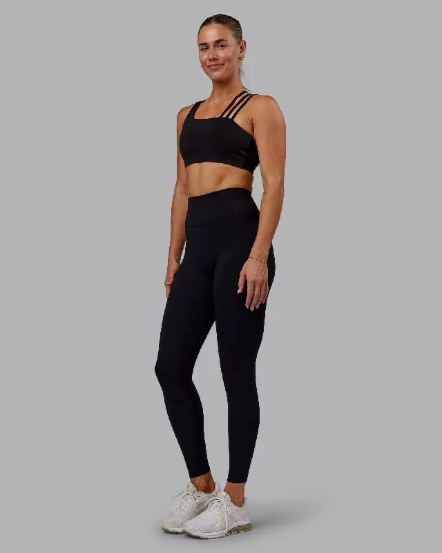 Fusion Full Length Leggings - Black