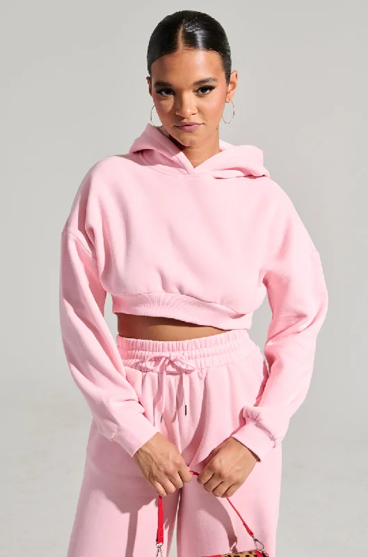 LOVER CROPPED HOODIE