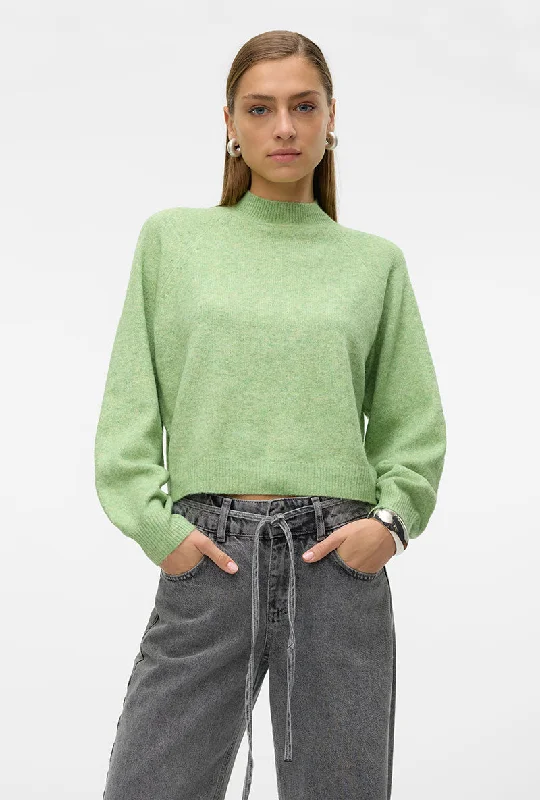 VERO MODA LEAF LS HIGH NECK PULLOVER