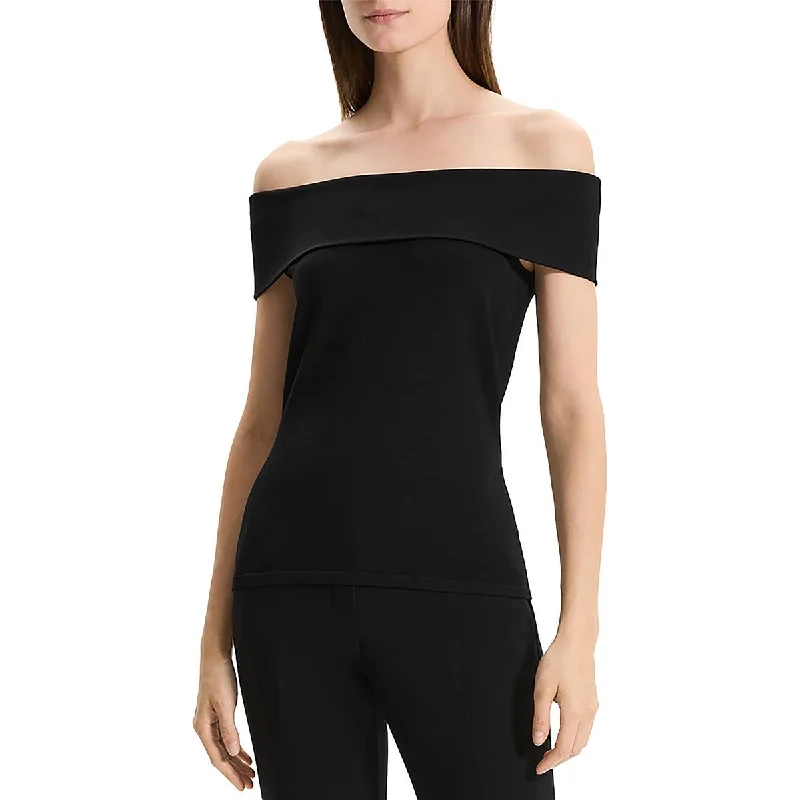 Womens Draped Strapless Off The Shoulder