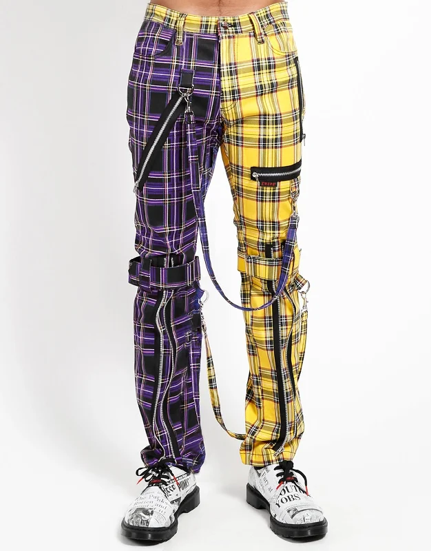 PURPLE/YELLOW PLAID