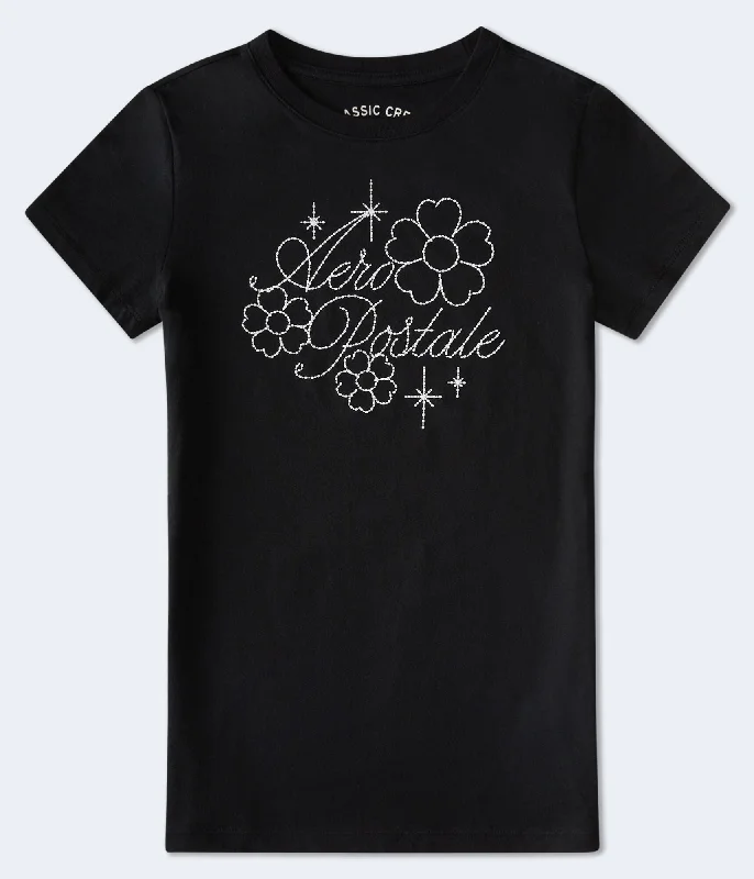 Aeropostale Flower Star Graphic Tee