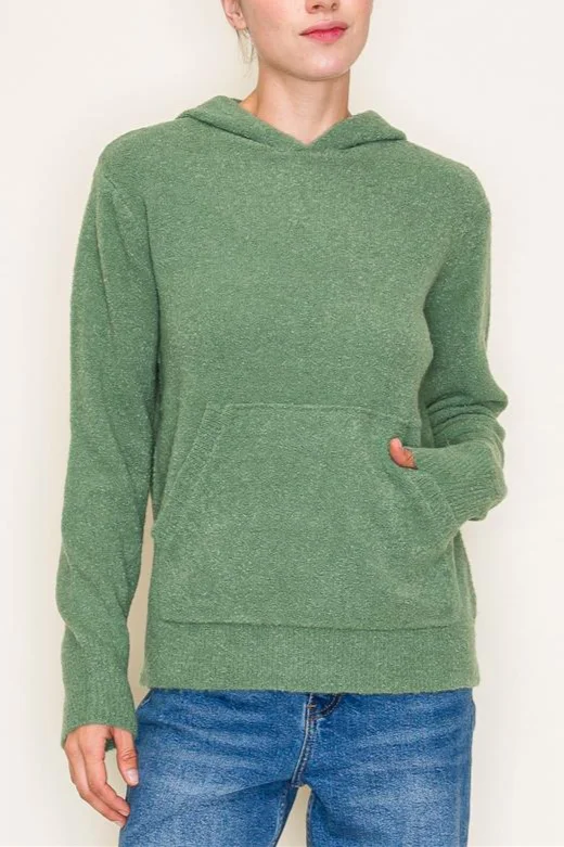 Boucle Pocket Hoodies - 3 Colors! - FINAL SALE