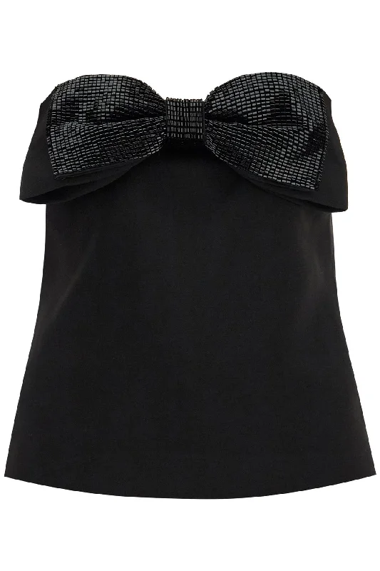 Self Portrait Women's "Strapless Top With Bow