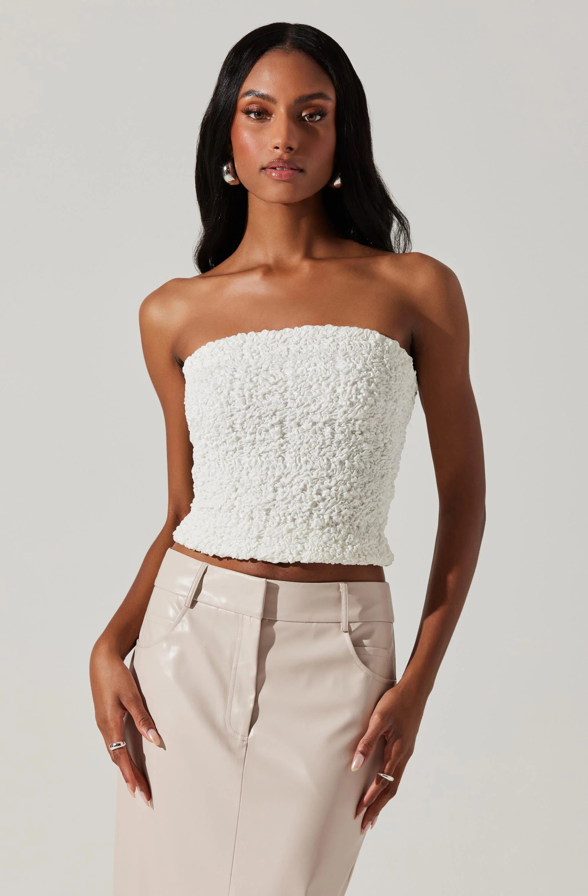 Cinna Tube Top - White