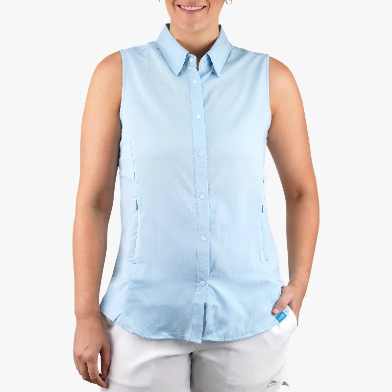 Women's Wrangle Sleeveless Vented Fishing Shirt