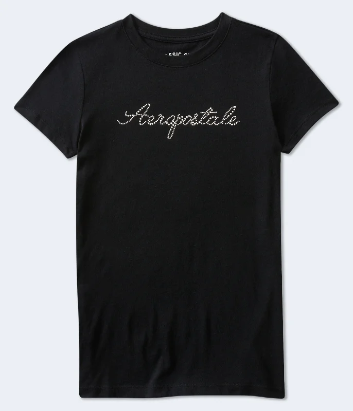 Aeropostale Rhinestone Graphic Tee