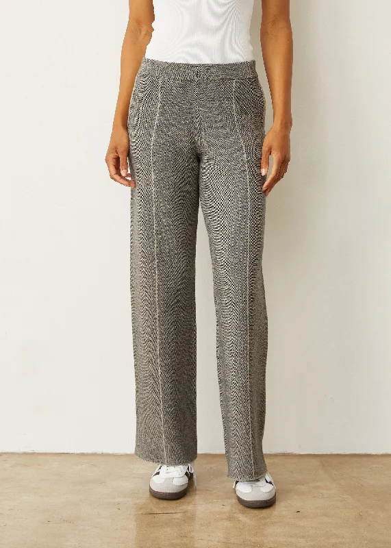 Soft Knit Two Tone Trouser