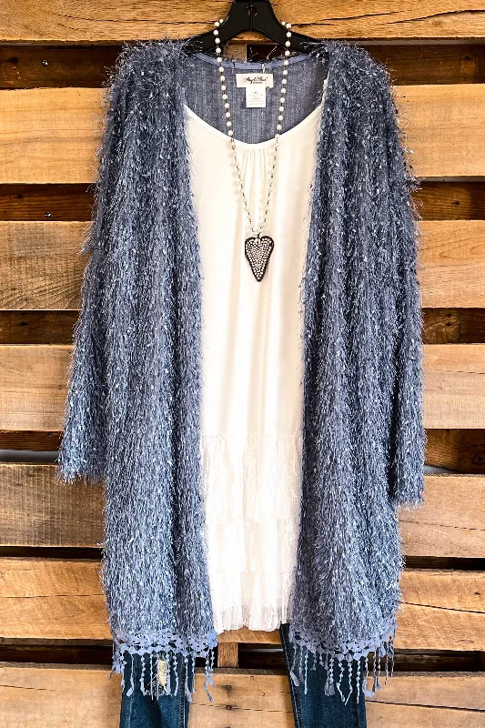 AHB EXCLUSIVE: When In Love Cardigan - Blue