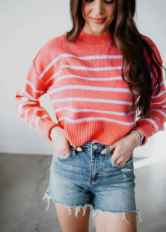 Jaynette Striped Pullover