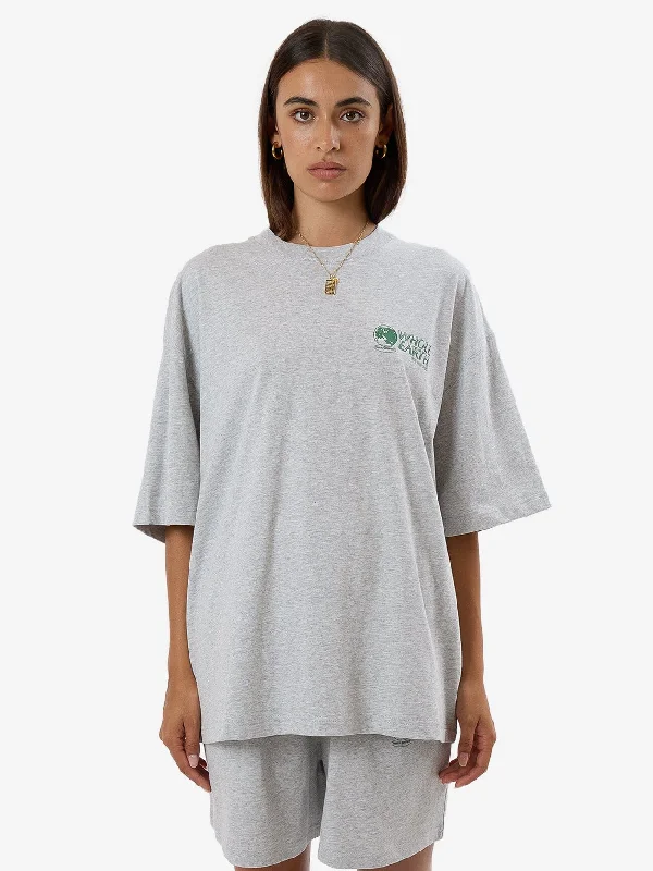 Special Offer Oversized Tee - Snow Marle