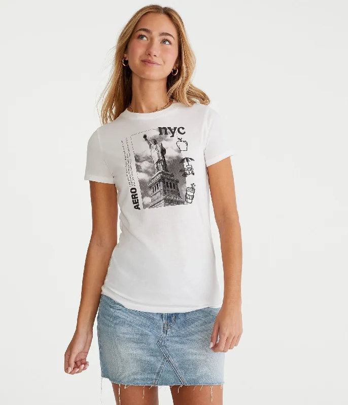 Aeropostale Nyc Statue Of Liberty Graphic Tee