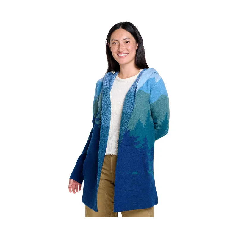 Merino Heartfelt HoodieToad & Co Women's Merino Heartfelt Hoodie - Atlantic Treeline Scenic- ONLINE STORE CREDIT/EXCHANGE ONLY