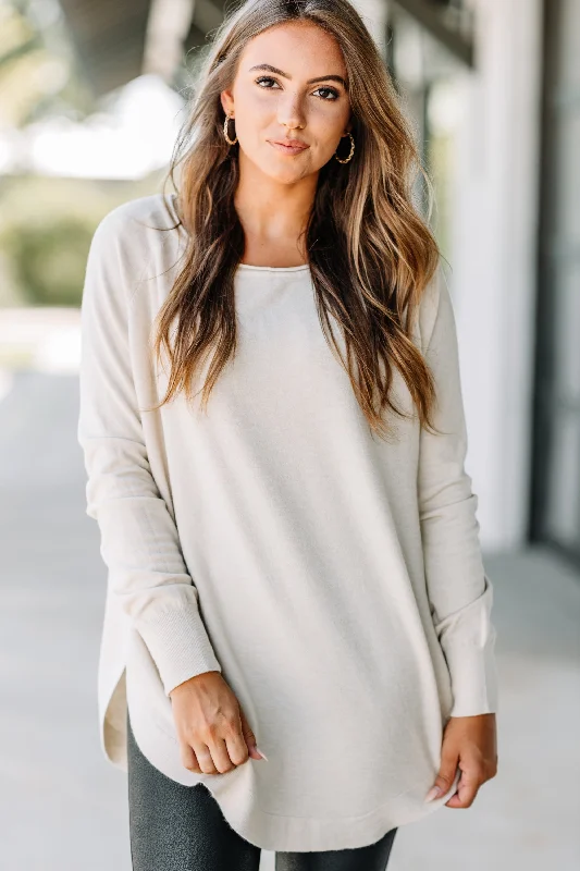 Good Girl Gone Oatmeal Brown Classic Tunic