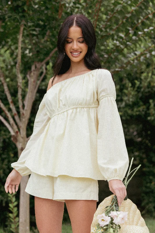 Bodhi Off Shoulder Top - Butter