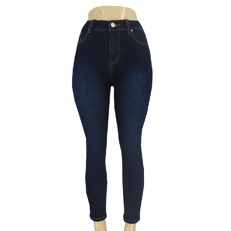 GUJ7102B, Gusto - Women's Mid Rise Jeans (3/4-15/16)