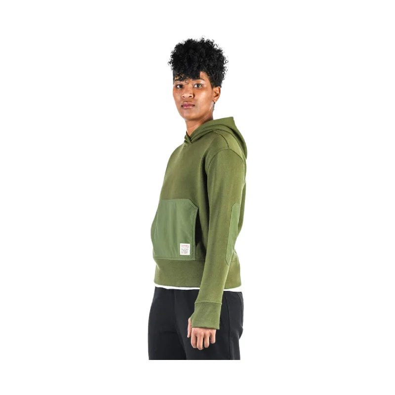 Dovetail Women's Flagger Fleece Hoodie - Moss Green