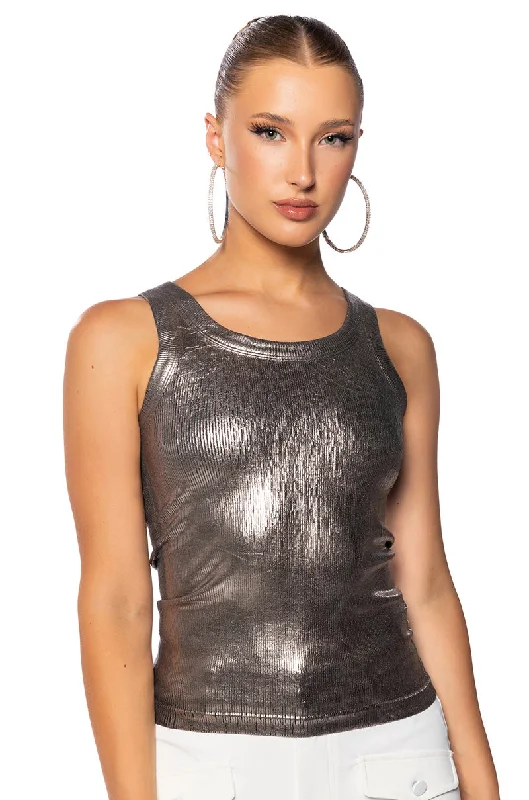 MELTED METALS BASIC LOUNGE TANK