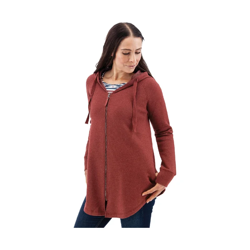 Old Ranch Women's River Oversized Fleece Hoodie - Sun-Dried Tomato - ONLINE STORE CREDIT/EXCHANGE ONLY