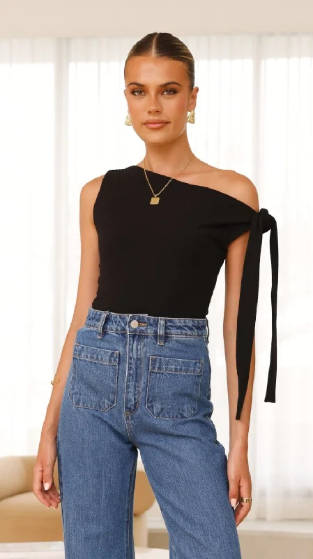 Cavatina Off Shoulder Top - Black