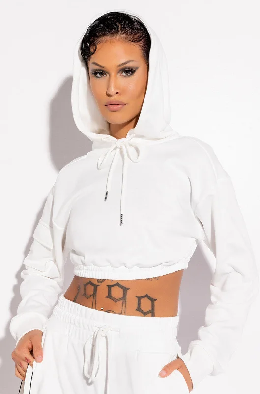 YAYA CROPPED CARGO HOODIE