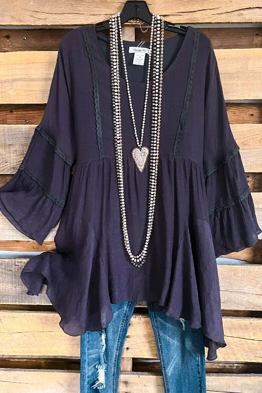 Take My Hand Tunic - Dark Grey