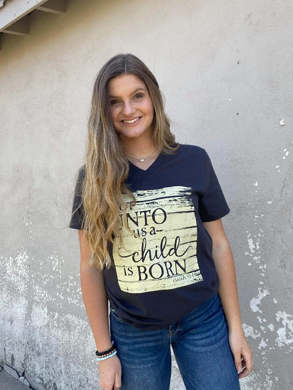 Unto Us a Child is Born Graphic Tee