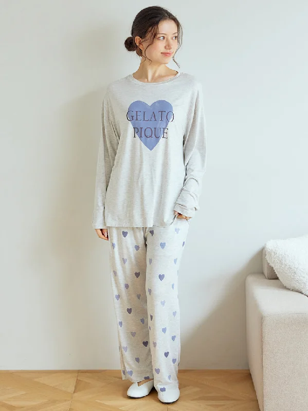 Heart Motif Pants