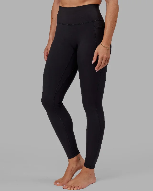 Fusion X-Long Leggings with Pockets - Black