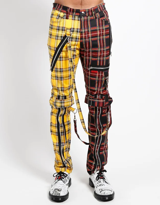 YELLOW/BLACK PLAID