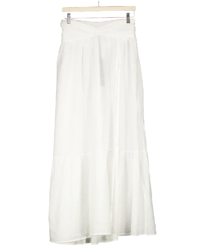 White Fox White Infatuated Maxi Skirt UK M