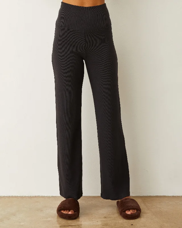 Supima Rib Flare Pant