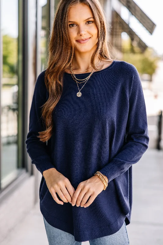 Good Girl Gone Navy Blue Classic Tunic