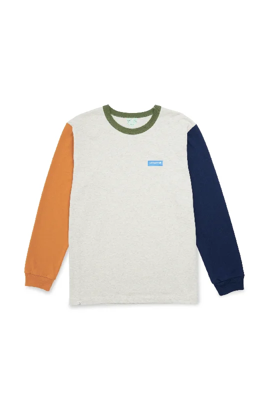 Mens STND01 Colourblock Long Sleeve T Shirt