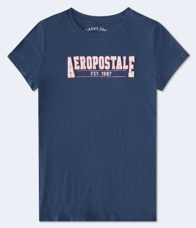 Aeropostale 1987 Appliqué Graphic Tee