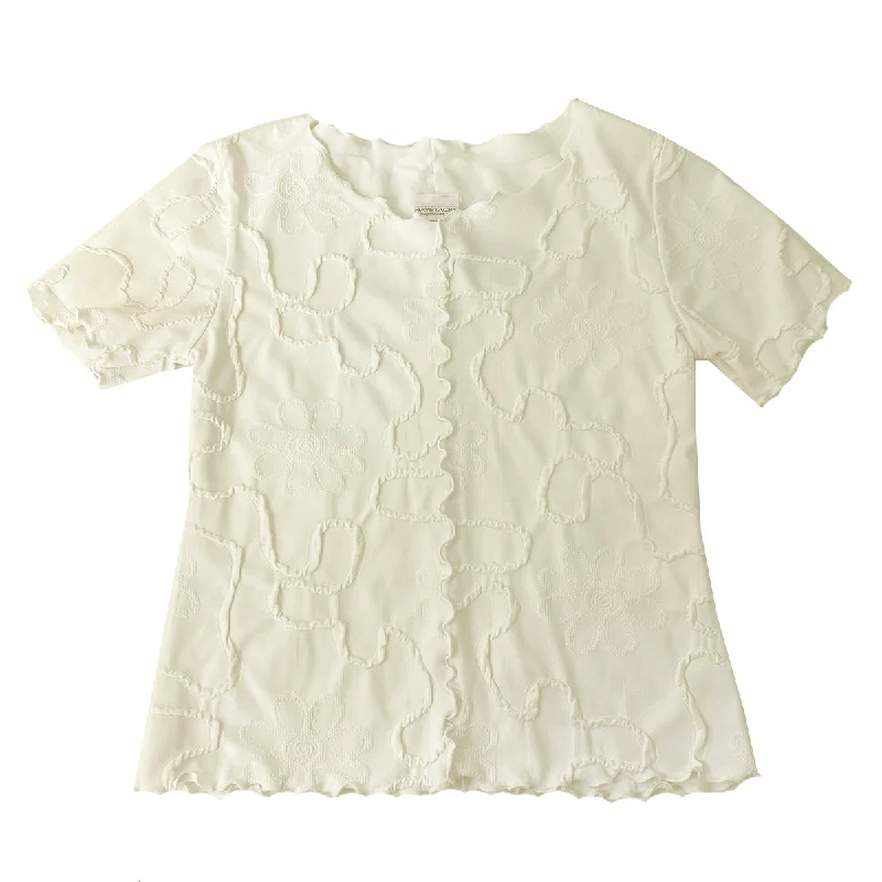 Off White Conduit Short Sleeve Lettuce Tee