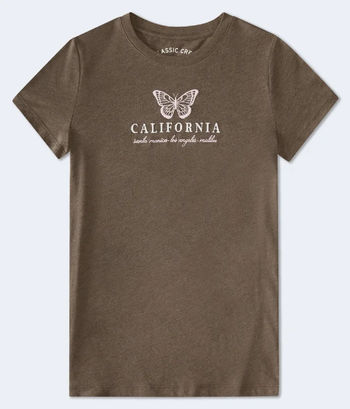 Aeropostale California Butterfly Graphic Tee