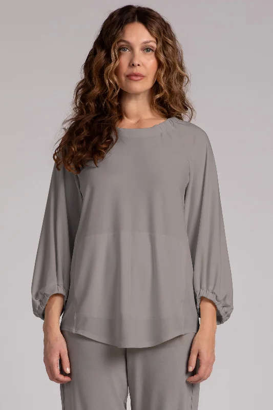 Move Pullover with Elastic Cuff | Taupe