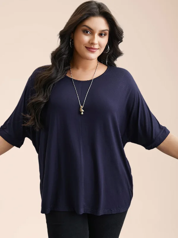 Supersoft Round Neck Plain T-Shirt