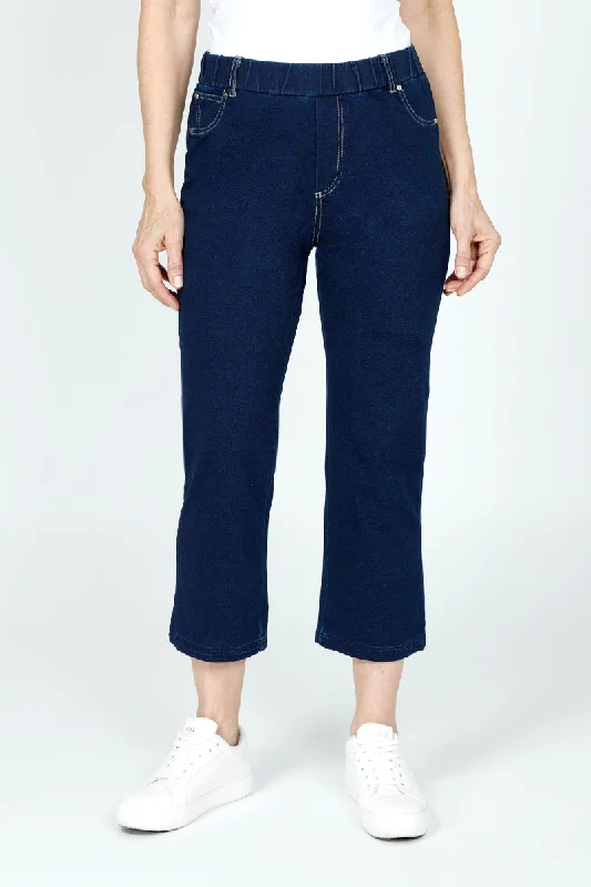 Lolo Luxe Jean Terry Crop with Pockets