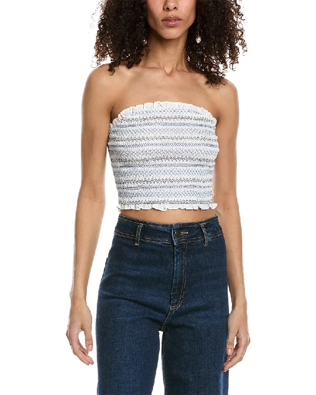 Emmie Rose Smocked Tube Top