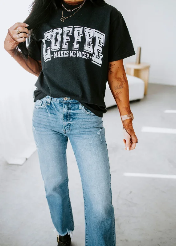 Coffee Makes Me Nicer Graphic Tee