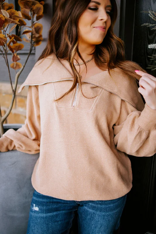 Glorie Ribbed Knit Pullover