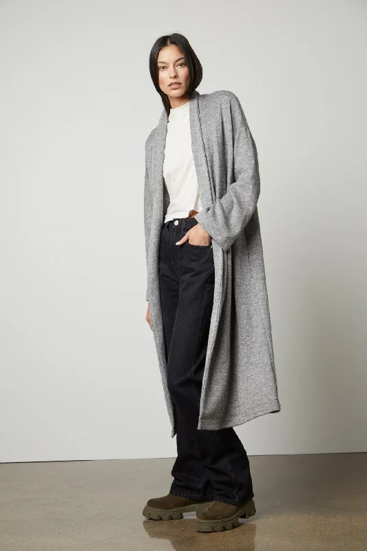 PATRICIA DOUBLE KNIT DUSTER CARDIGAN