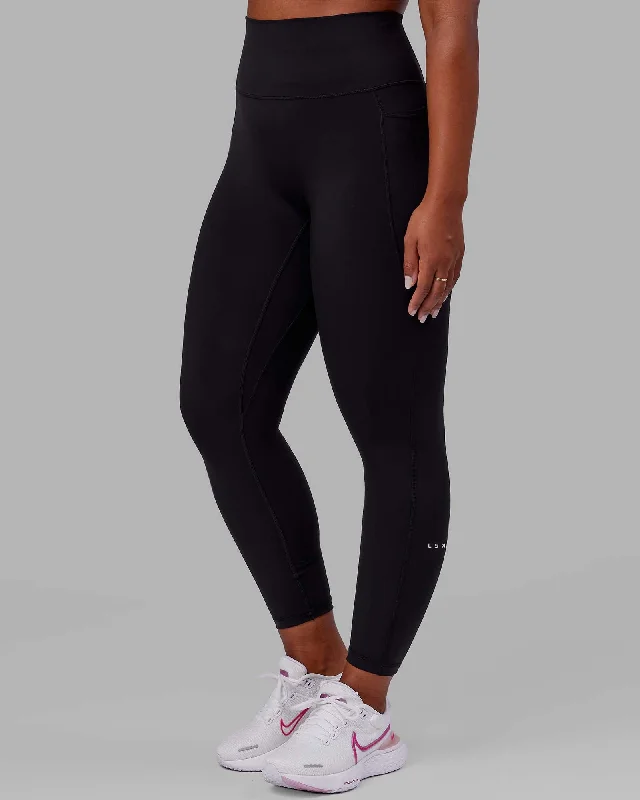 Fusion Full Length Legging With Pockets - Black